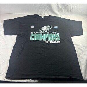Alstyle Philadelphia Eagles Super Bowl LII Champions Black T-Shirt